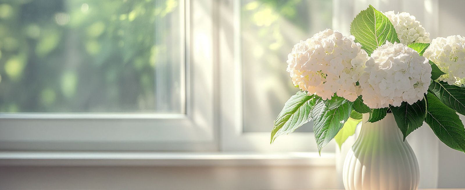 A Perth florist creates a stunning arrangement of lilies and hydrangeas in a beautiful vase.